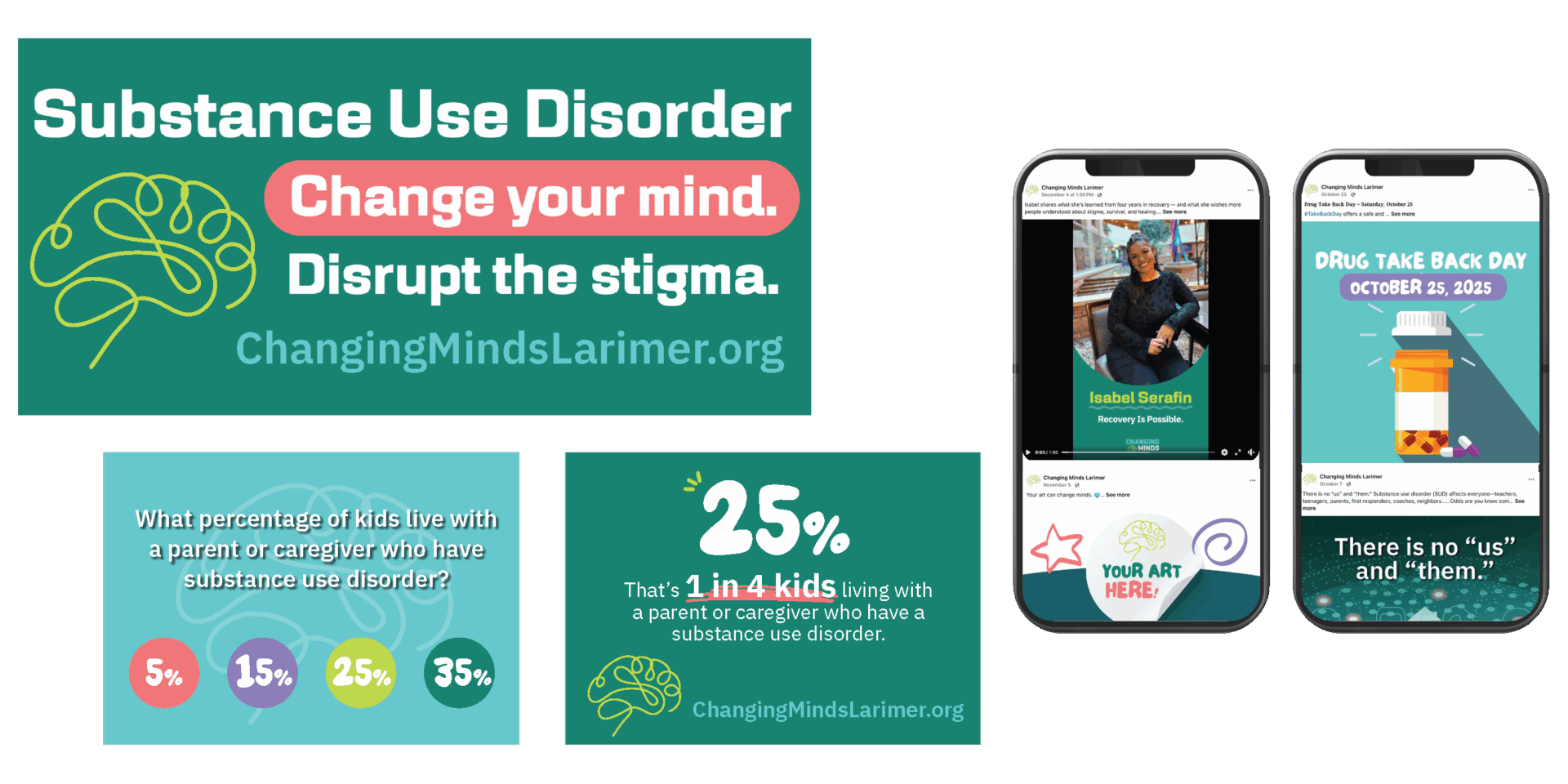 Changing minds campaign spread Changing minds campaign spread