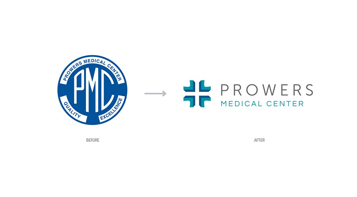 Prowers Medical Center logo redesign created by Jet Marketing