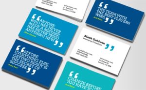Business Card Example from Moo