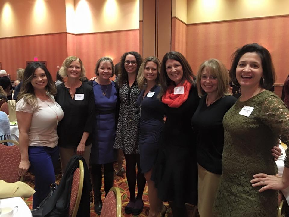 Jet Marketing staff at the Women Give conference with other guests
